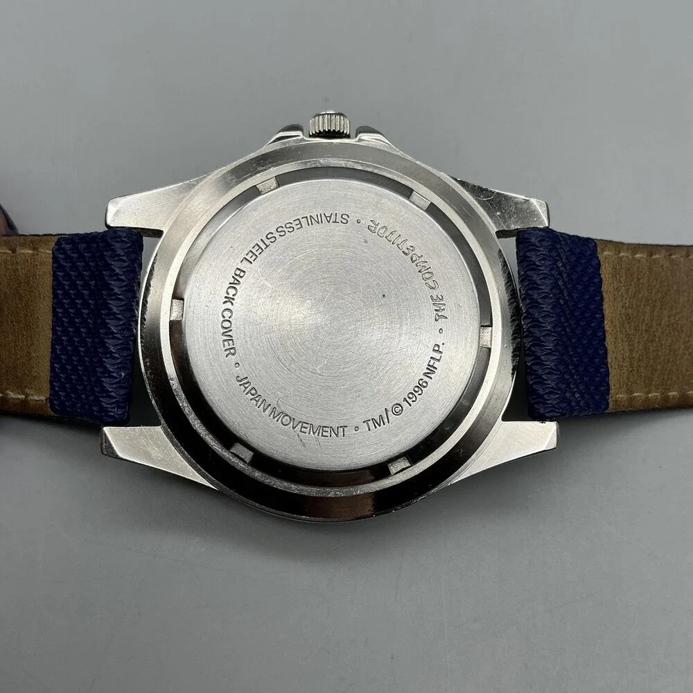 Vintage Sun Time Competitor Mens Watch 40mm Dallas Cowboys New Battery